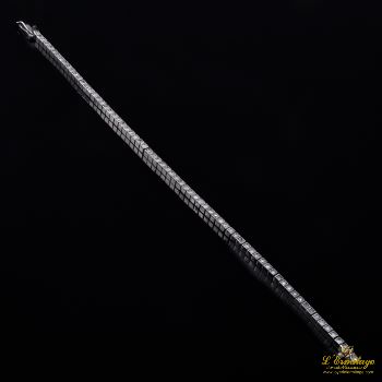 PULSERAS<BR>PULSERA RIVIERE EN ORO BLANCO Y DIAMAN... · ref.: PRESENTA CERTIFICADO...