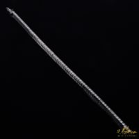 PULSERAS<BR>PULSERA RIVIERE EN ORO BLANCO Y DIAMAN...