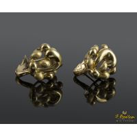 PENDIENTES<BR>PENDIENTES REALIZADOS EN ORO AMARILLO ...