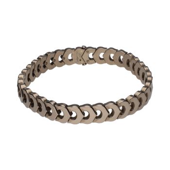 PULSERAS<BR>PULSERA ORO BLANCO ESLABÓN CARTIER · ref.:  (NAIM)