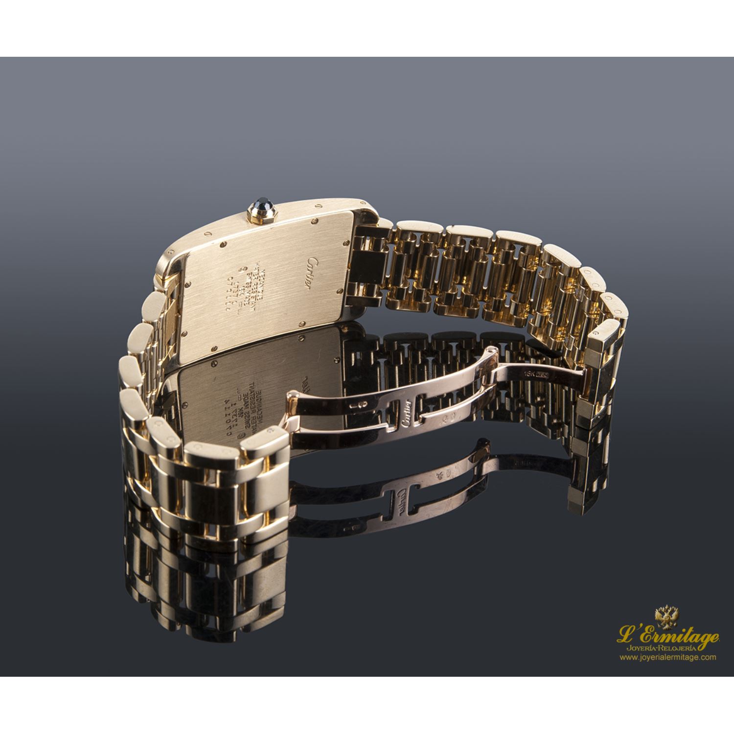 Tank americaine oro amarillo cuerda manual caballero 