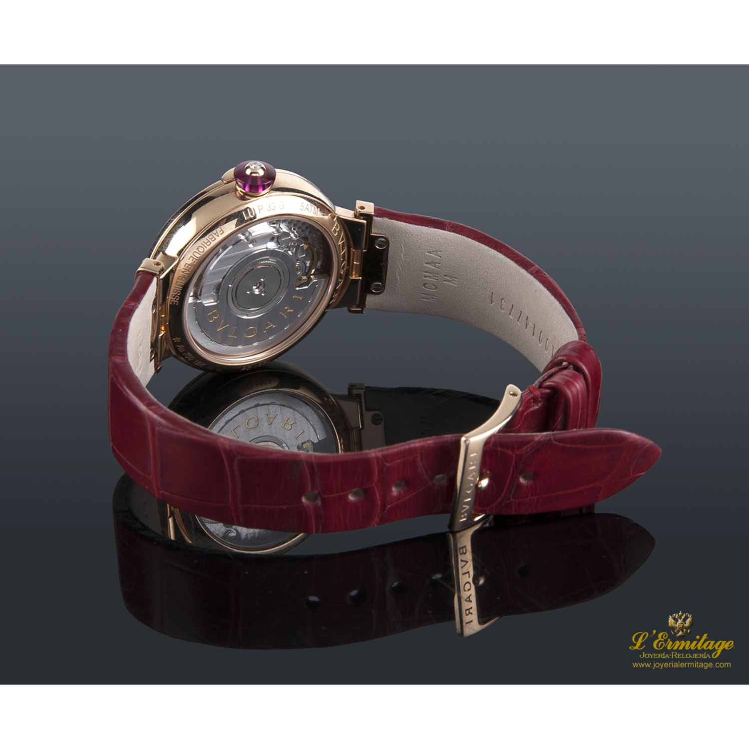 Lucea oro rosa y diamantes automático señora 