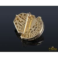 Broche-colgante oro amarillo faraón