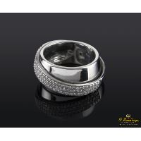 ANILLOS / SORTIJAS<BR>SORTIJA ORO BLANCO Y DIAMANTES.