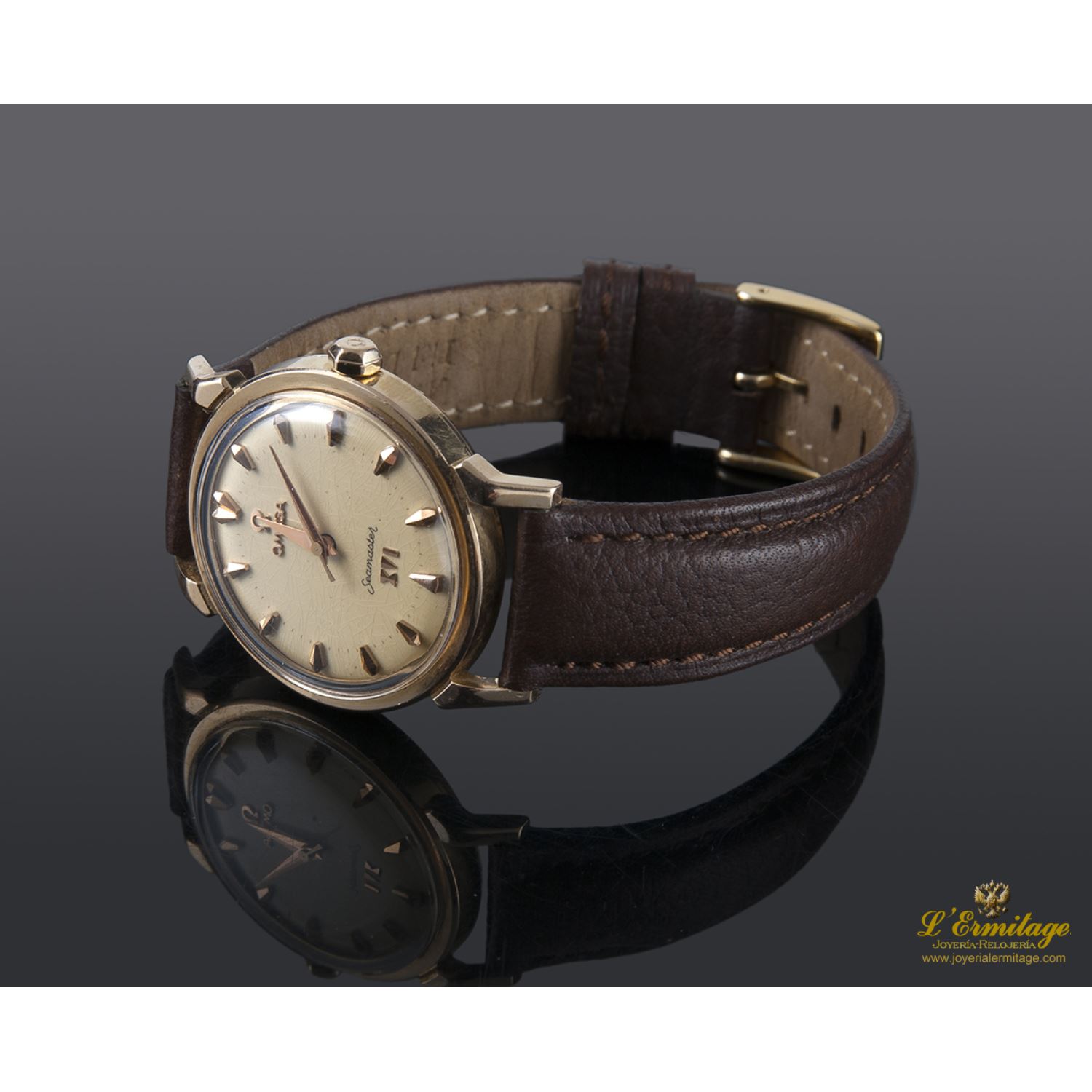 Seamaster xvi automatico oro amarillo caballero 33mm