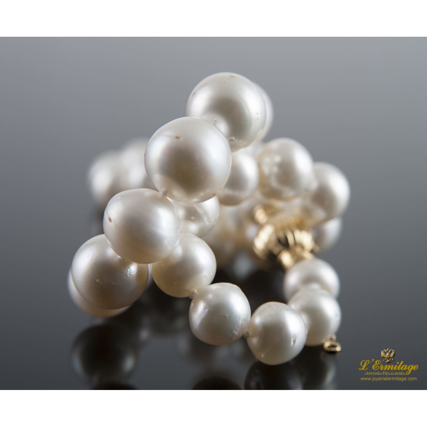 Collar de perlas australianas 