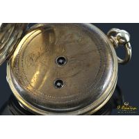 Reloj bolsillo pateck oro amarillo esmaltado