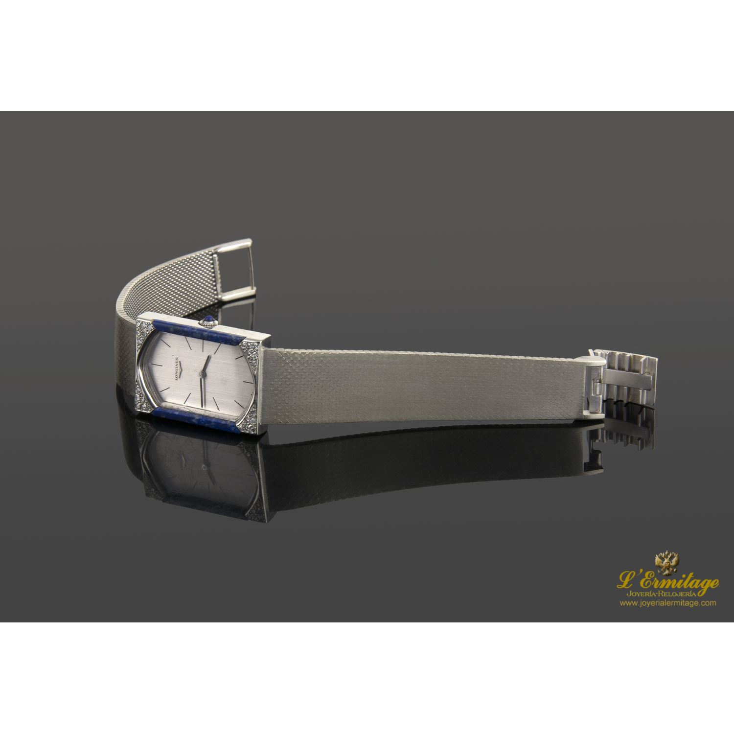 Rectangolo diamond lapizlazuli 