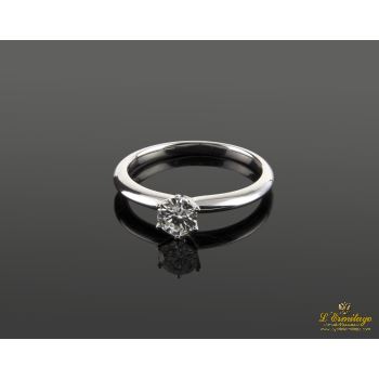 ANILLOS DE COMPROMISO<BR>SORTIJA SOLITARIO ORO BLANCO Y DIAMANT... · ref.: PRESENTA CERTIFICADO...