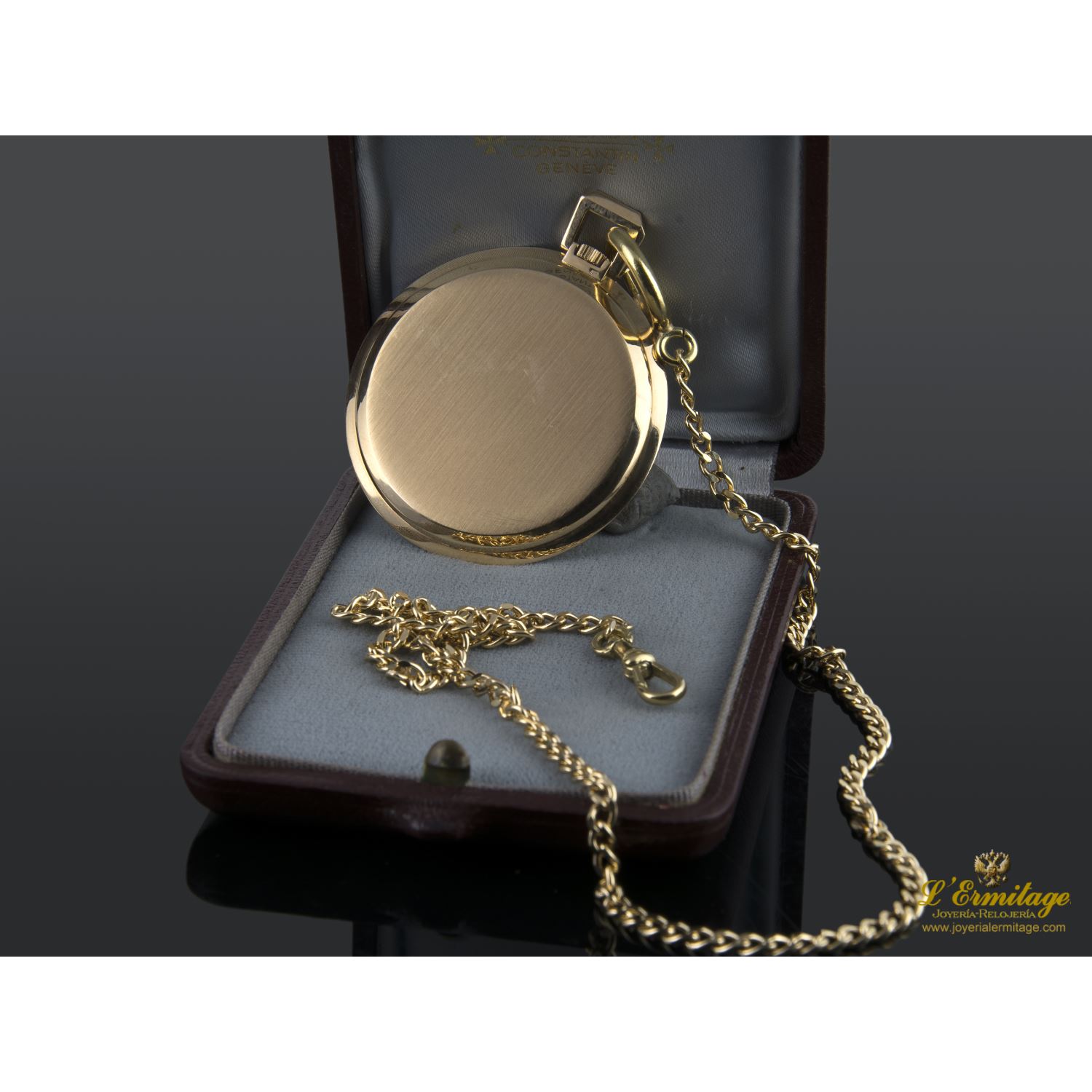 Classic oro amarillo cuerda manual 48mm