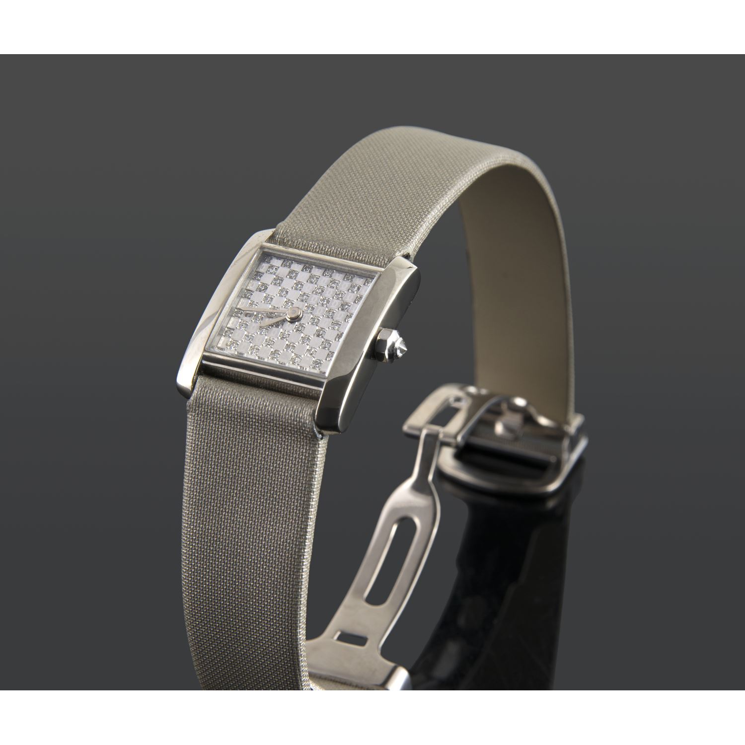 Tank frances oro blanco diamantes señora  