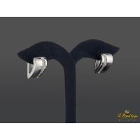 PENDIENTES<BR>PENDIENTES ORO BLANCO Y DIAMANTES.