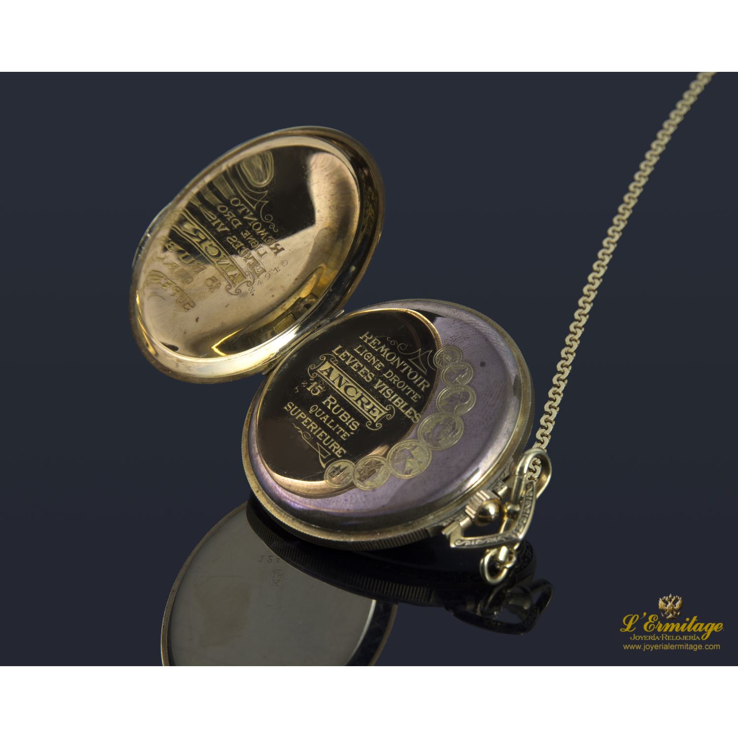 Reloj de bolsillo lepine. 