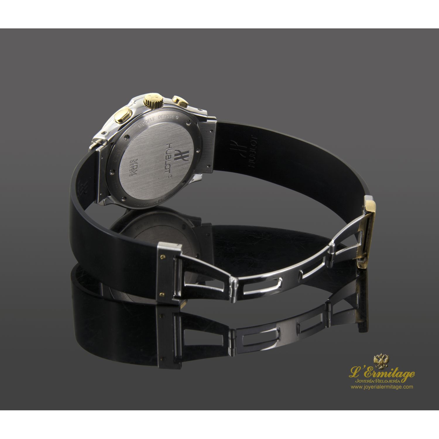 Elegant acero y oro chrono.  