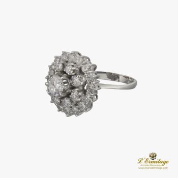 ANILLOS / SORTIJAS<BR>SORTIJA ORO BLANCO Y DIAMANTES · ref.: (NANM)