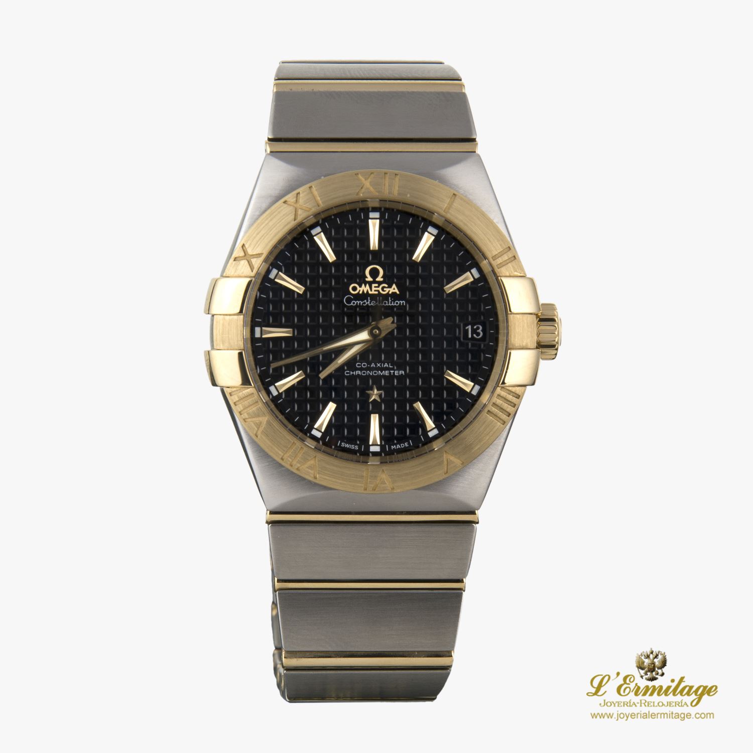 Constellation co-axial acero y oro automático caballero 38mm 