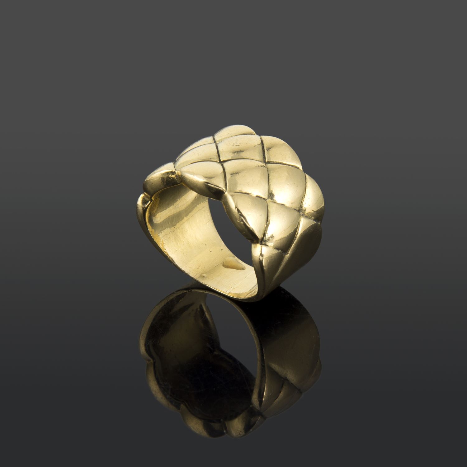 Sortija oro amarillo ancha