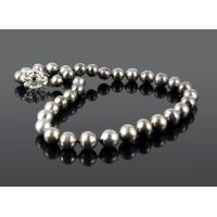 Collar perlas negras tahití en degrade