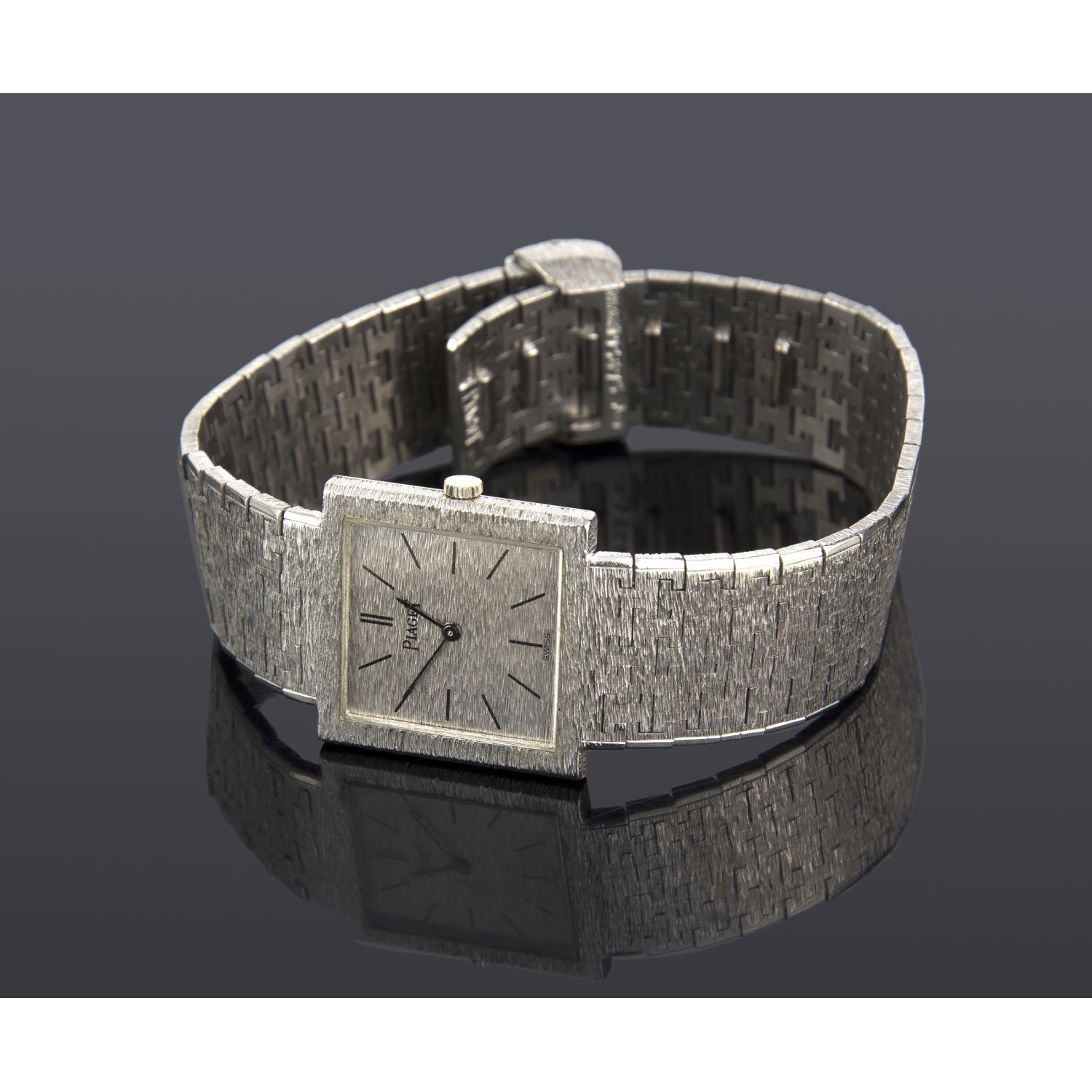 Polo oro blanco cuerda manual señora 