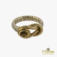 ANILLOS / SORTIJAS<BR>ANILLO CARTIER NUDO DE HÉRCULES ACERO ...