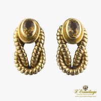 PENDIENTES<BR>PENDIENTES CARTIER NUDO DE HÉRCULES AC...