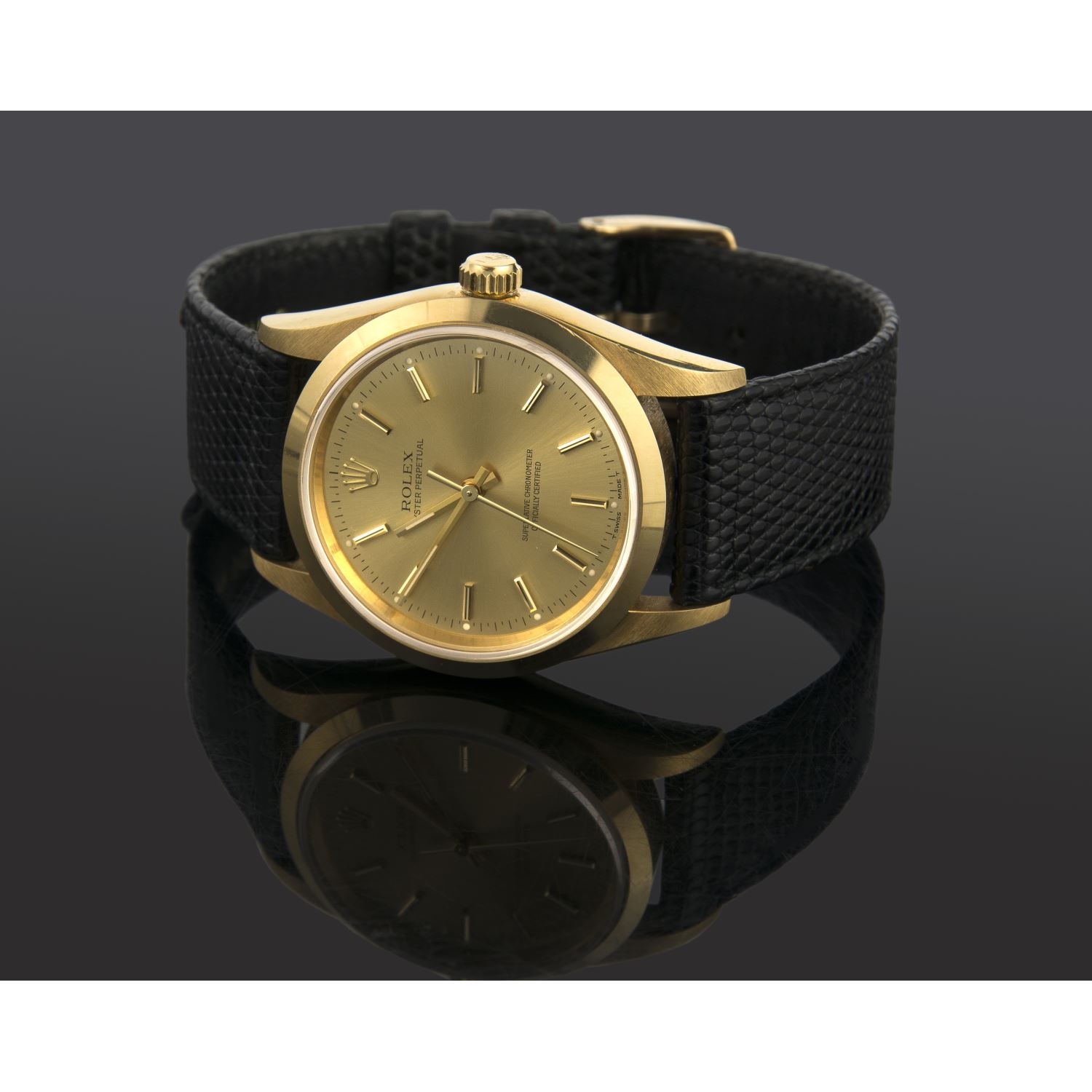 Oyster perpetual oro amarillo 34mm 