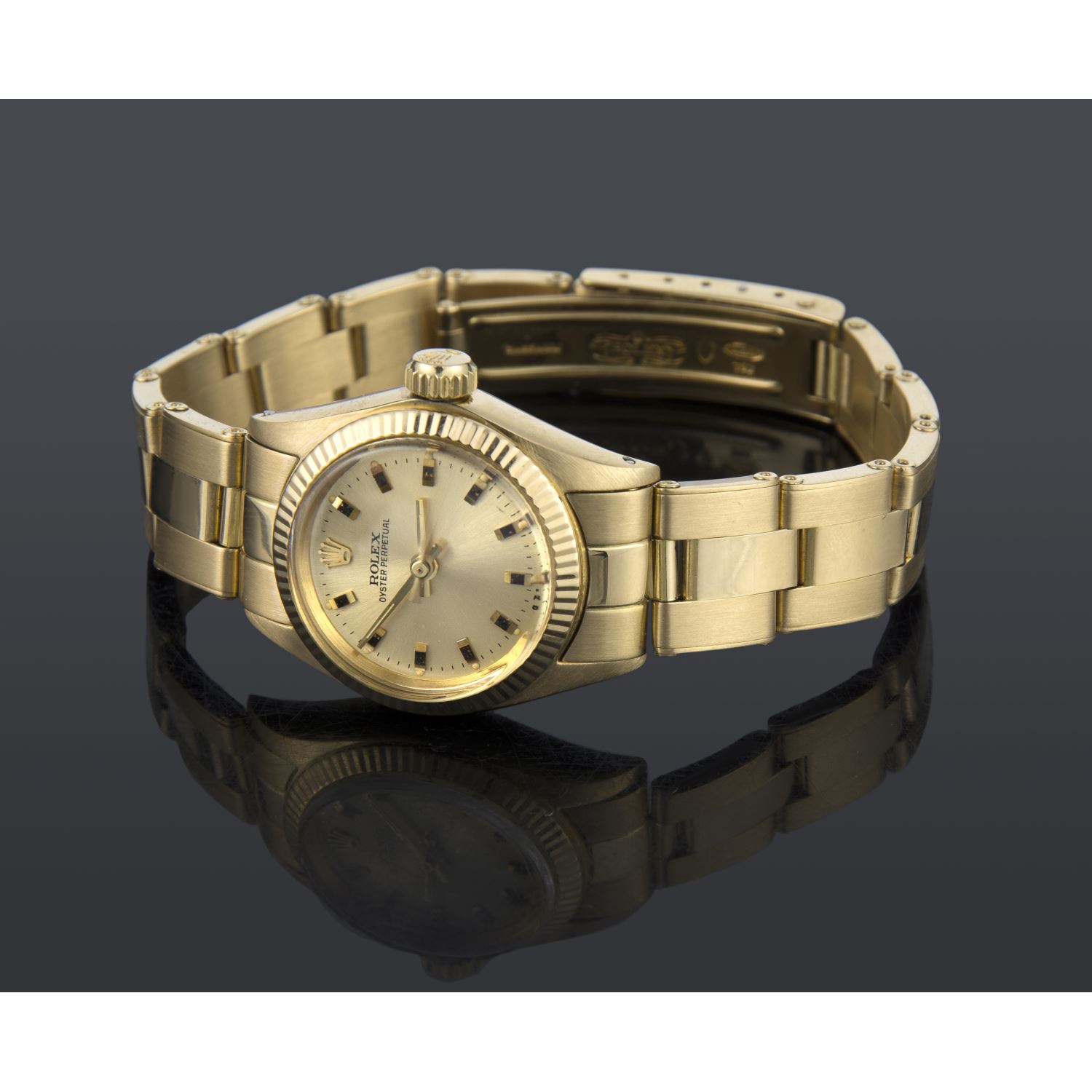 Oyster perpetual oro amarillo señora 26mm 