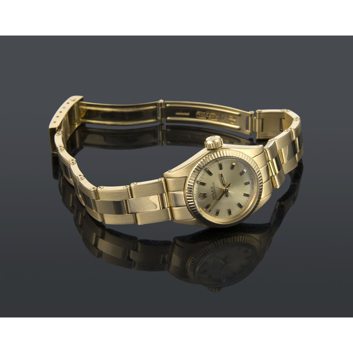 Oyster perpetual oro amarillo señora 26mm 