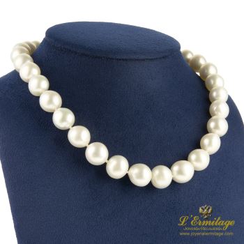 COLLARES<BR>COLLAR PERLAS AUSTRALIANAS. 40CM LARGO... · ref.: (CMX)