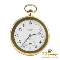 Reloj de bolsillo antiguo longines oro amarillo