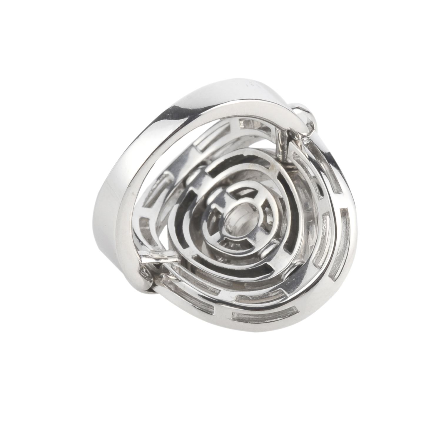 Sortija bulgari astrale en oro blanco. Talla 7.