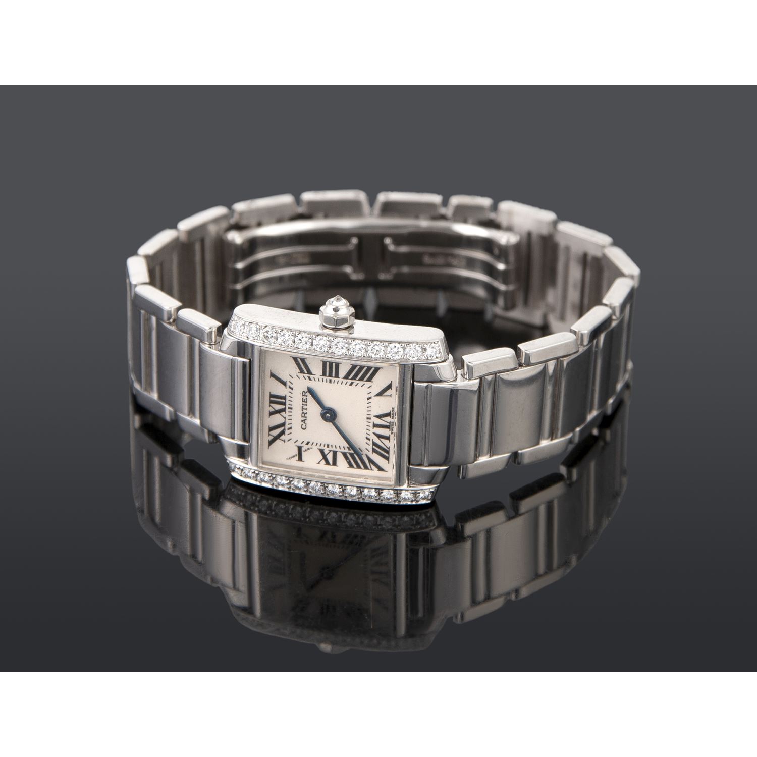 Tank francaise oro blanco brillantes señora.   