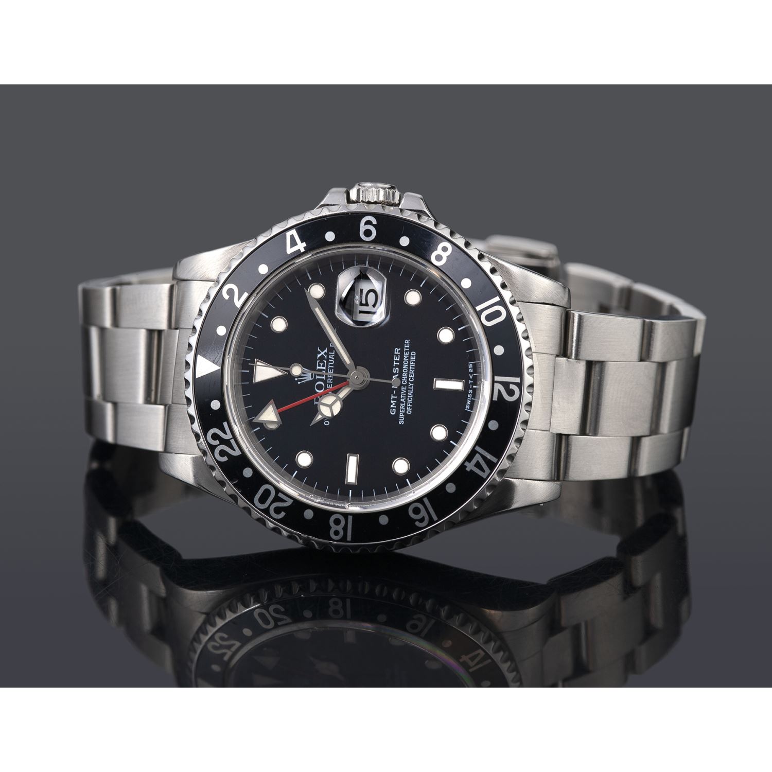 Gmt-master acero oyster.   