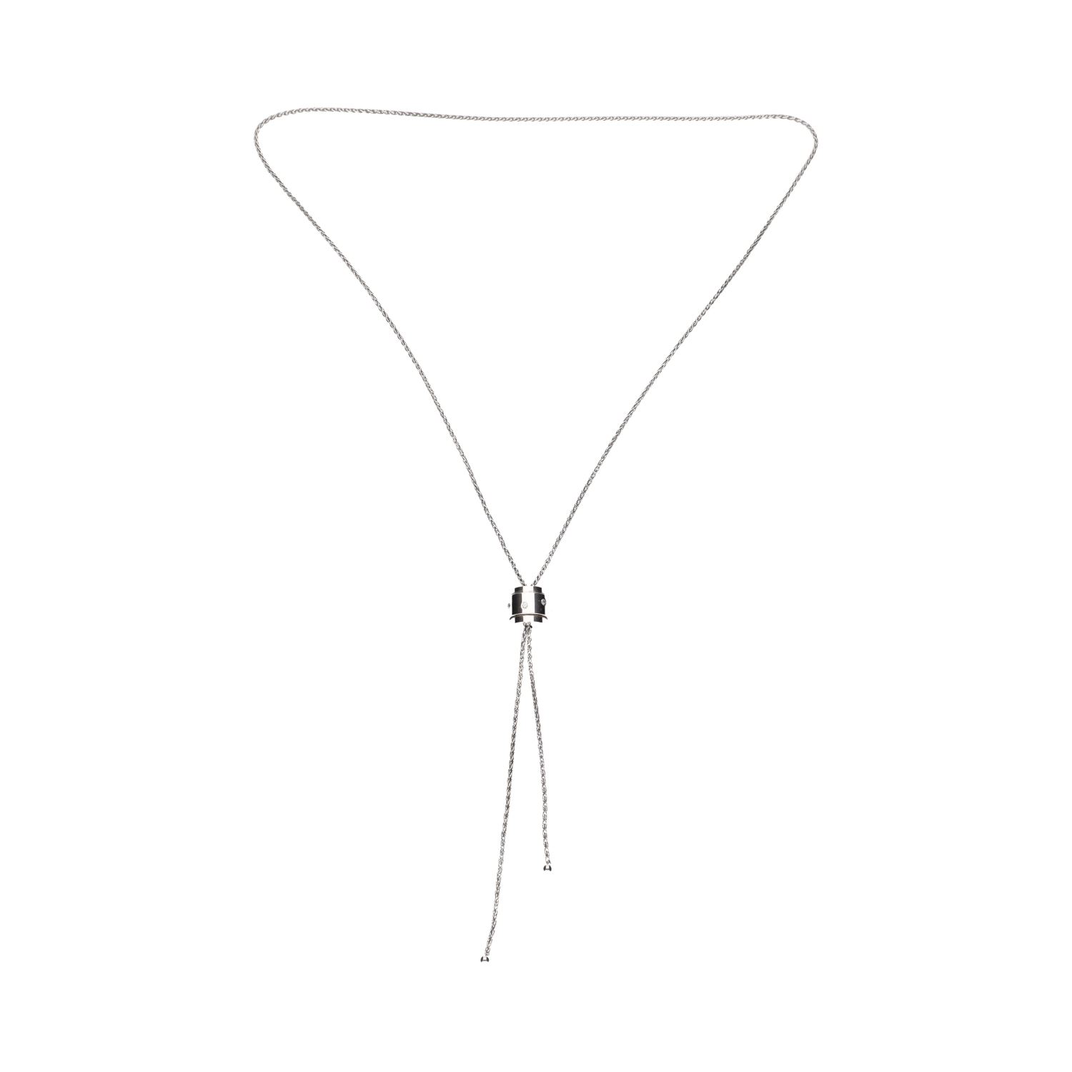 Collar possesion de piaget en oro blanco con brillantes.