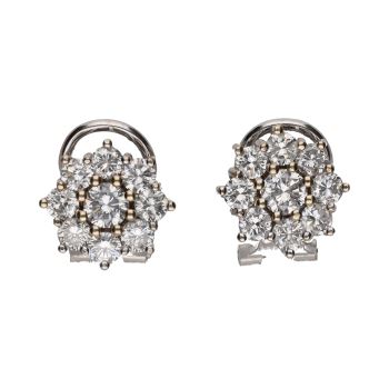 PENDIENTES<BR>PENDIENTES EN ORO BLANCO CON BRILLANTE... · ref.: PRESENTA CERTIFICADO...