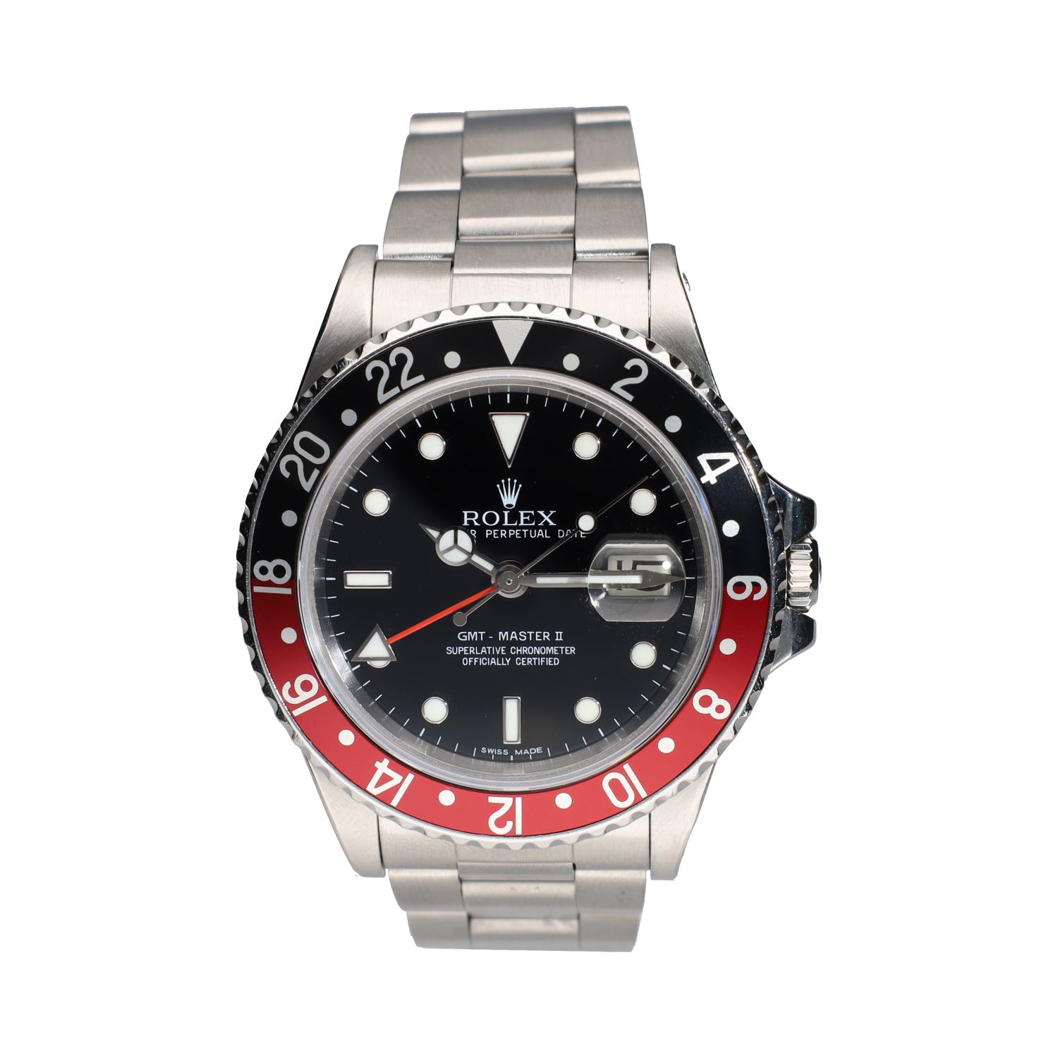 Gmt-master ii acero oyster fat lady.   