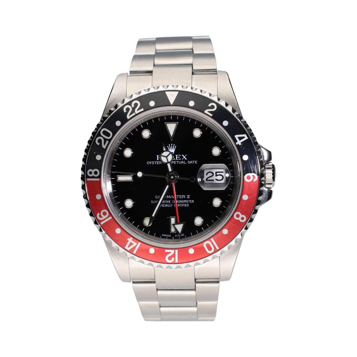 Gmt-master ii acero oyster 40mm.   