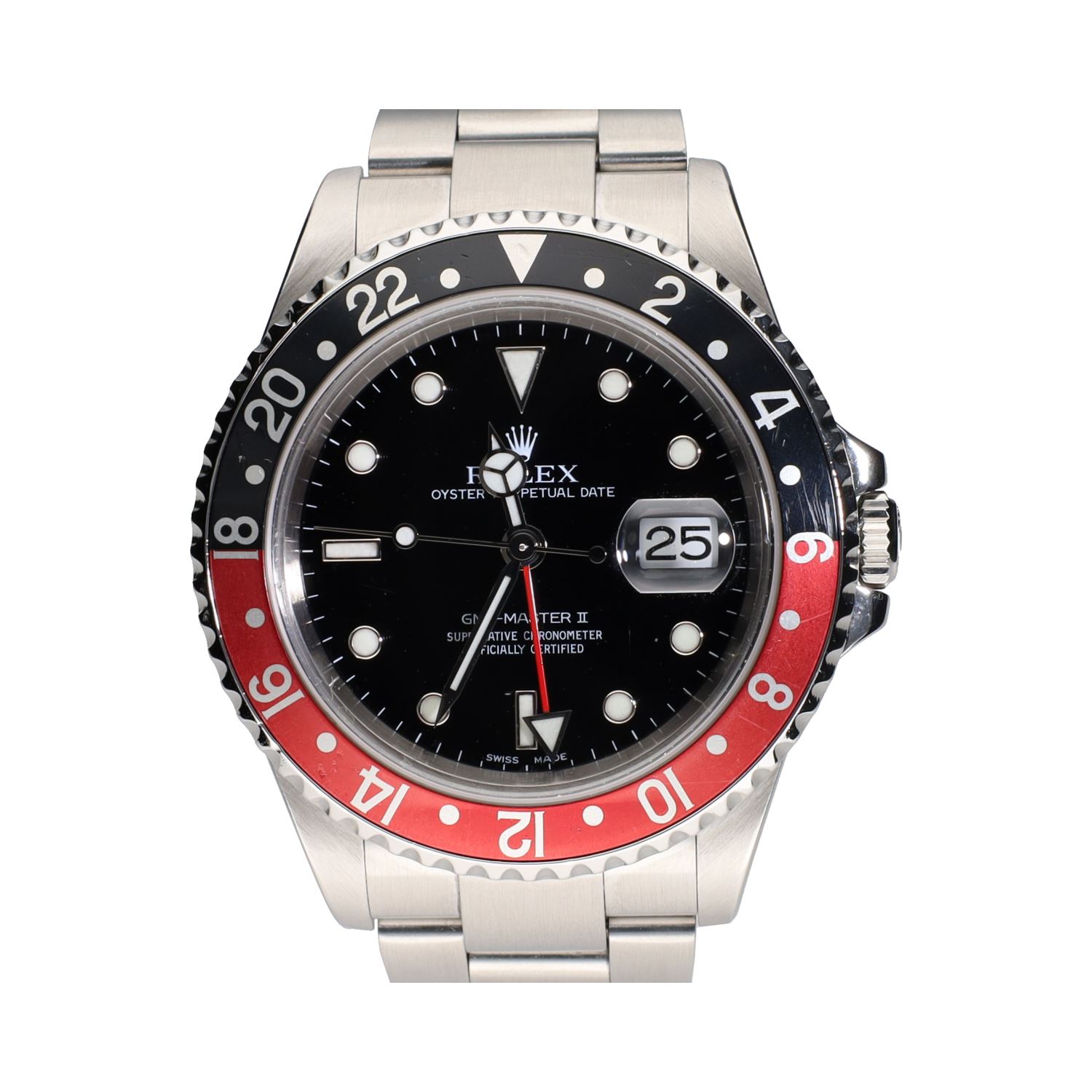 Gmt-master ii acero oyster 40mm.   