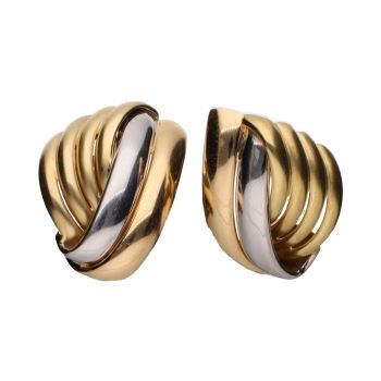 PENDIENTES<BR>PENDIENTES EN ORO AMARILLO Y ORO BLANC... · ref.: (REM)