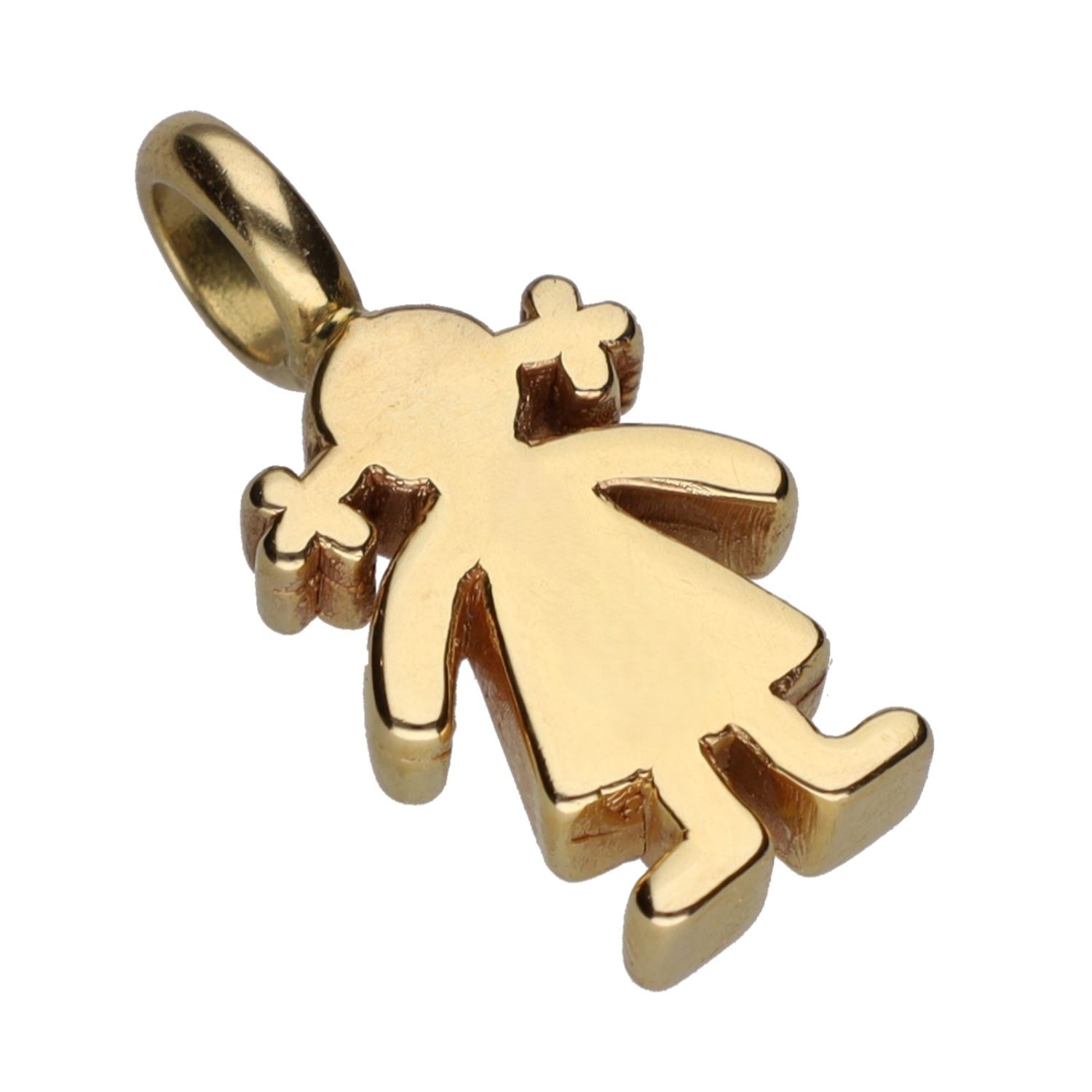 Colgante tous niña en oro amarillo.