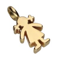 Colgante tous niña en oro amarillo.