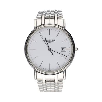 LONGINES<BR>PRESÉNCE ACERO QUARTZ 38MM. · ref.: L4.790.4