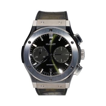 HUBLOT<BR>CLASSIC FUSION CHRONOGRAPH VERDE 45MM.... · ref.: 521.NX.8970.LR