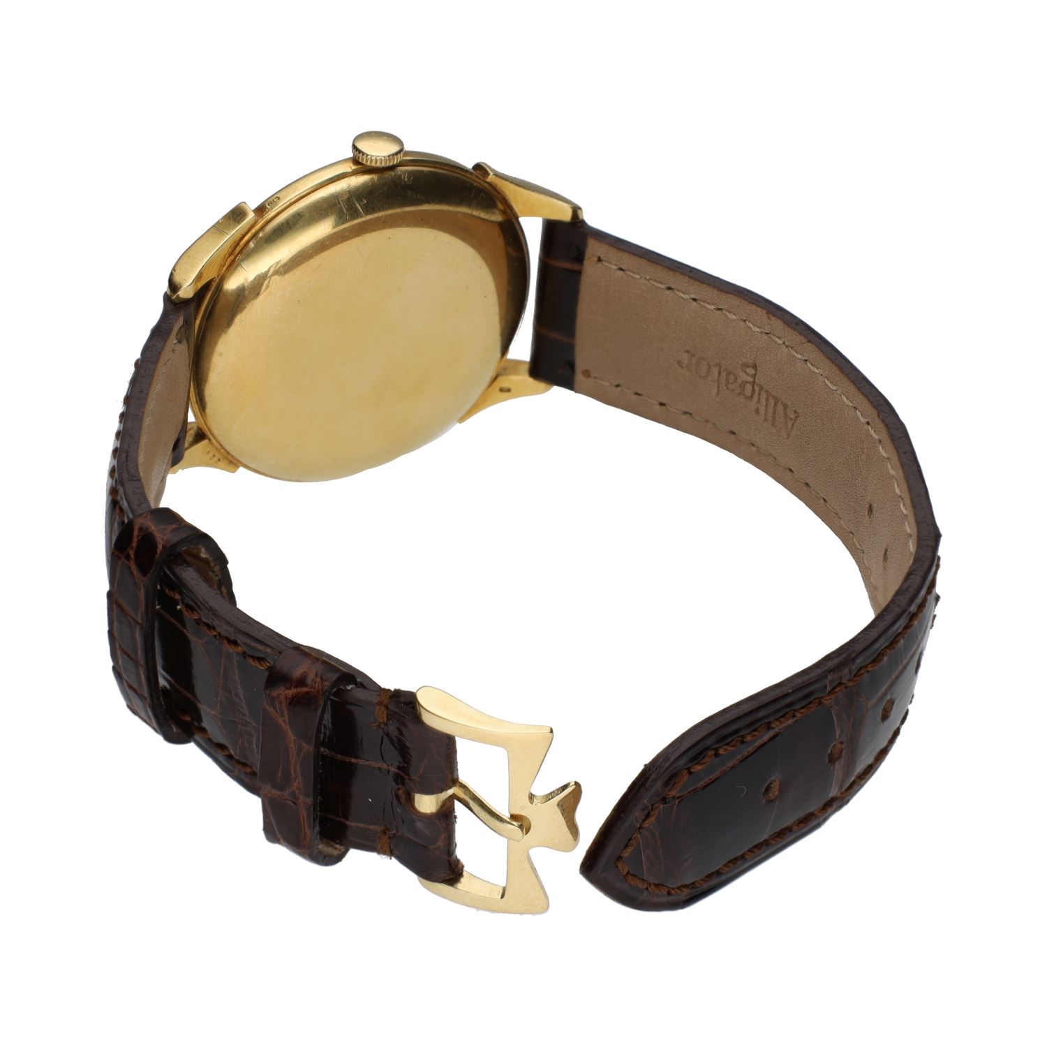 Vintage oro amarillo cuerda manual 38mm.   