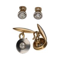 BOTONADURAS<BR>BOTONADURA EN ORO BLANCO Y ORO AMARILL...