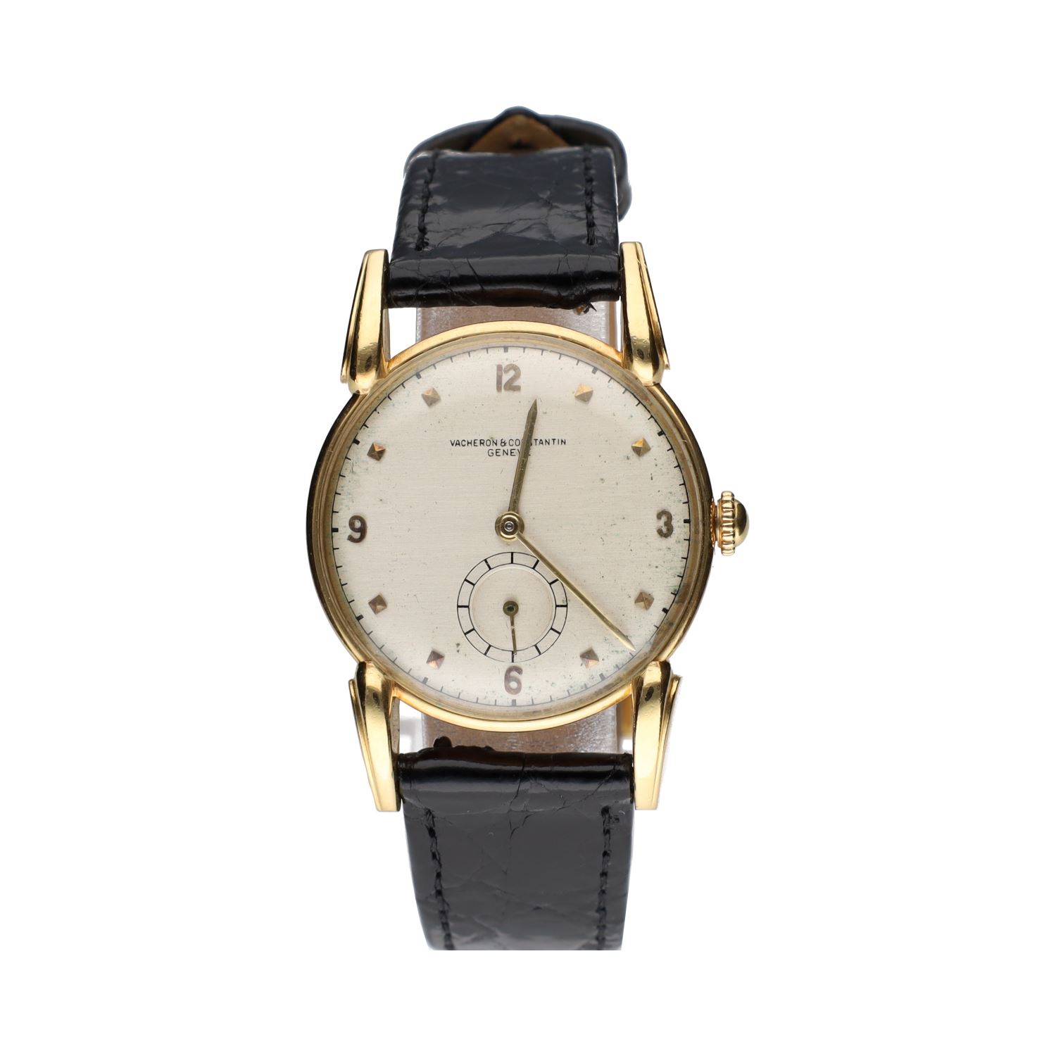 Clásico en oro amarillo cuerda manual 30mm.   