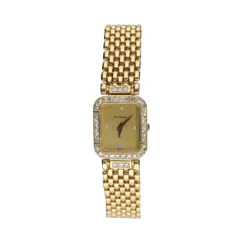 BUCHERER<BR>SEÑORA ORO AMARILLO CON BRILLANTES. · ref.: 