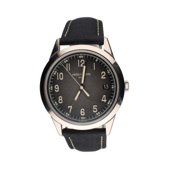 PATEK PHILIPPE<BR>CALATRAVA ORO BLANCO CUERO 40MM. · ref.: 5226G-001