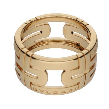 ANILLOS / SORTIJAS<BR>SORTIJA PARENTESI DE BULGARI EN ORO AM... · ref.: (COI)