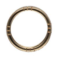 Sortija parentesi de bulgari en oro amarillo. Talla 58.